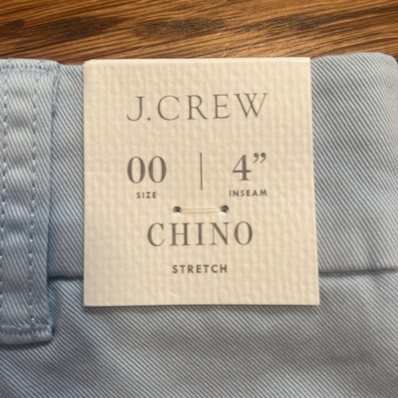 J. Crew Women’s 4” Stretch Chino Shorts - size 00 - blue - Picture 3 of 4